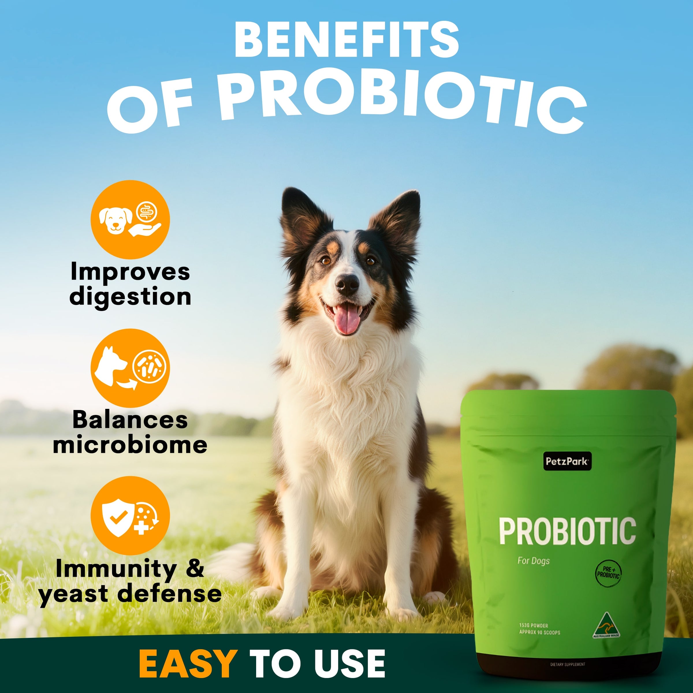Probiotic Supplements for Dogs | Dog Probiotics | Petz Park