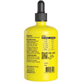 Back label of Petz Park Fish Oil for Dogs showing ingredients, directions, dosage table and storage