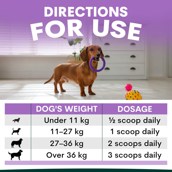 dosage recommendations for petz park anxiety supplement