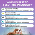 when to use calming supplement for dogs
